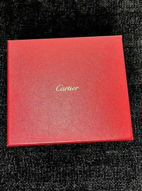 Authentic Empty Cartier Presentation Box in Red